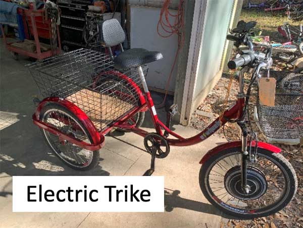 Lake Area Bike, electric trike